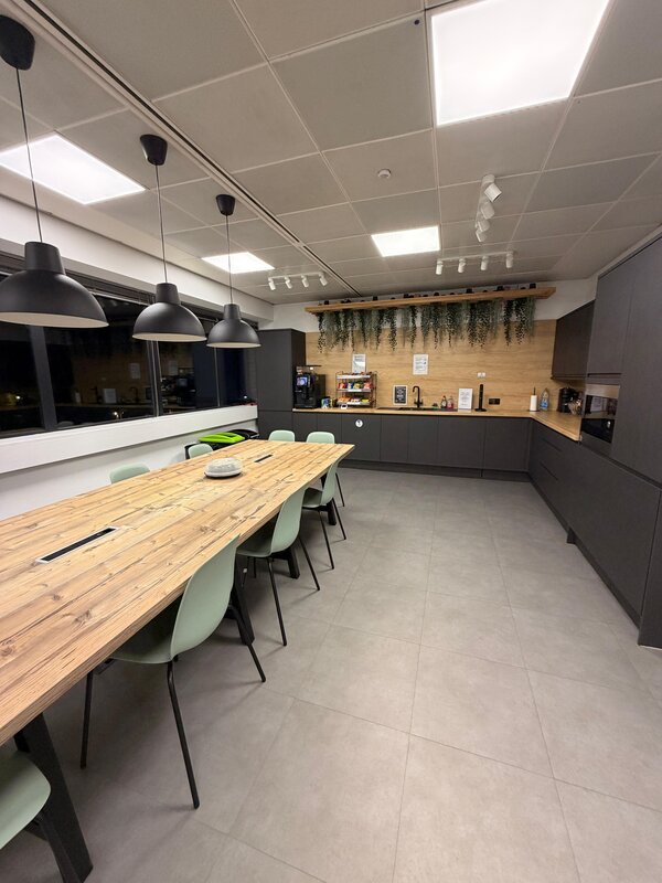 Kitchen and dining area